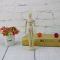 Wooden drawing Draft 14 Various poses produced Drawing material Movable model Doll 14 cm. 