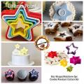 Cookies Cutter Star Shape 5pc Set. 