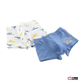 pack of 2 Soft Cotton Panty for Kids Series Baby Underwear Little Boy Shorts Kids Boxer Briefs Panties Soft Breathable Boy Shorts. 