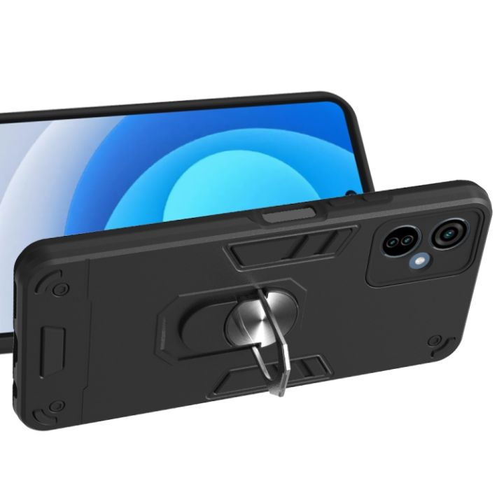Tecno%20Camon%2019%20Neo%20Case%20Shock-Proof%20Armor%20With%20Car%20Ring%20Holder%20Phone%20Cover%20-%20Image%203