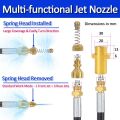 Pipe Cleaning Hose 10m 160Bar for Karcher Pressure Washers - Drain Cleaning Pressure Hose for Clogged Pipes Sewer - for Karcher K2 K3 K4 K5 K6 K7. 
