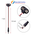 9 Volt Battery Snap Connector to DC Male Power Adapter Cable 9v Battery Connector for Arduino 9 volt External power connector. 