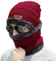 2 Piece Beanie Cap + Neck Warmer/Hat & Warmer Winter Beanie Cap Neck Warmer Beanie Full Set. 