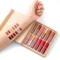 Gegemoon  12 Colors Matte Liquid Lipstick available in  2 settings. 