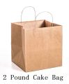 PACK OF 5 Cake Bag paper bag Gift Bags, Party Bags, Shopping Bags, Kraft Bags, Retail Bags, Merchandise Bags, Brown Paper Bags with Handles Bulk 110Grams. 