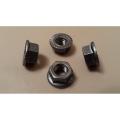Stainless Steel SS Flange Nut Size M6 (Pack of 10pcs). 