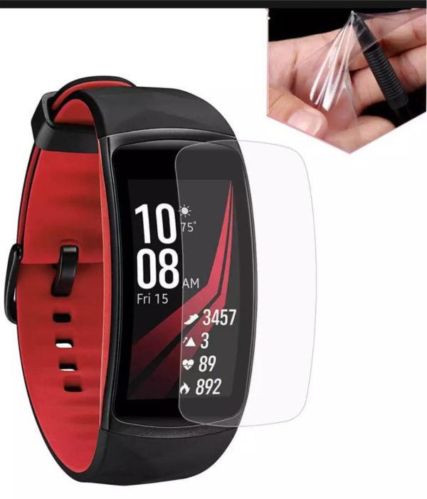 SAMSUNG%20Gear%20Fit%202%20Pro%20-%20Smart%20Watch%20-%20Pack%20of%203%20-%20Screen%20Protectors%20-%20TPU%20Jell%20Material%20Clear/%20Transparent%20-%20Anti%20Shock%20Invisible%20Protection%20-%20Fit2%20-%20Image%205
