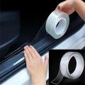 3 Universal Car Anti-Collision Strip Nano Tape Scratchproof Car Threshold Transparent Film Door Edge Rim Protective Car Stickers. 
