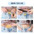 4 PCS Crop Adjustable Band Kit Crop Tool for Shirt, Crop Band Set for Tucking Shirts, Elastic Belts for Women Tops, Shirt Band. 