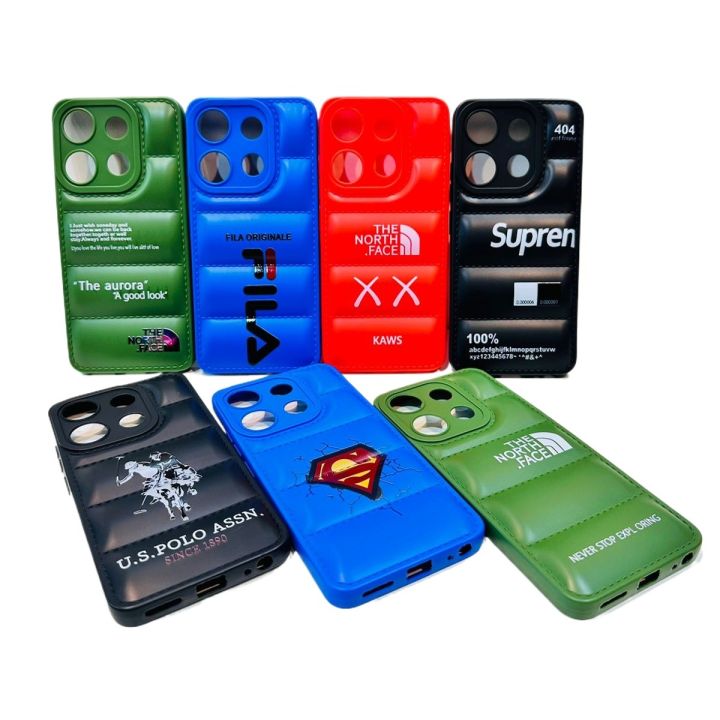 Infinix Smart 7 / Smart 7 HD Back Covers - Premium Soft Silicon Puffer Case - Boxes Cover - New Elegant Designs - infinix Smart 7 / Smart 7 HD fancy Girls & Boys fancy Back Covers
