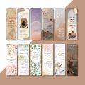Bookmarks | Set of 12 | Inspired by Mushaf, Amr bail, Namal, Ishq atish, Jannat k pattay and Nature | Bookmarks for Urdu Novels, English Books and Quran | Gift Idea | Trendy and Unique Bookmarks. 
