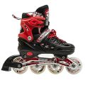 Long Feng Power Adjustable Professional Inline Roller Skates, Rollerblades for Adults, XL size for 41 To 44 Foot Size, Premium Quality Skate shoes for Men and Women.. 