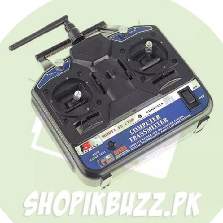 FlySky FS-CT6B 2.4GHz 6CH Transmitter + Receiver System for RC Helicopter| SMZ Store