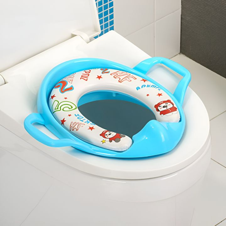 IMPRINT%20Toddler%20Potty%20Training%20Seat%20Kids%20Boy%20Girl%20Toilet%20Seat%20Cushion%20Handle%20Backrest%20Portable%20Plastic%20Baby/Infant/Kids%20Printed%20Soft%20Padding%20Potty%20Training%20Toilet%20Lavatory%20Seat%20with%20Handles,%20Toddlers%20with%20Pee%20Shield%20Design,%20Cushions%20&%20Handle%20Comfortable,%7C%20-%20Image%205