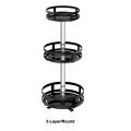 360° Rotatable Metal Storage Organizer by Matrix | Organizer for Kitchen Essentials | Rotating Storage Rack for Vanity & Dressing Tables | Smart Storage & Organizing Rotatable Rack. 