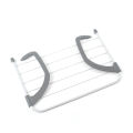 Folding Towel Clothes Drying Hanger Shelf Balcony Laundry Storage Holder Rack. 
