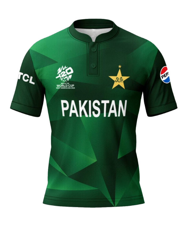 New premium quality Pakistan Cricket jersey WC-2024