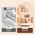 Birdcage 360 Degree Rotating Makeup Brush Holders, with lid clear makeup brush organizer holder caddy,Rotating Dustproof Make Up Brushes Container with Clear Acrylic Cover,for Lipsticks, Bathroom Vanity, Dresser. 