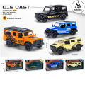 Hummer 4×4 Model Die-Cast Metal Toy Car – 1:43 Scale – Front Doors Openable – Size Approx. 3-Inches – Yellow. 
