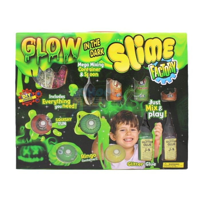 Mega Fun Activity Glow in the Dark Creative Slime Factory