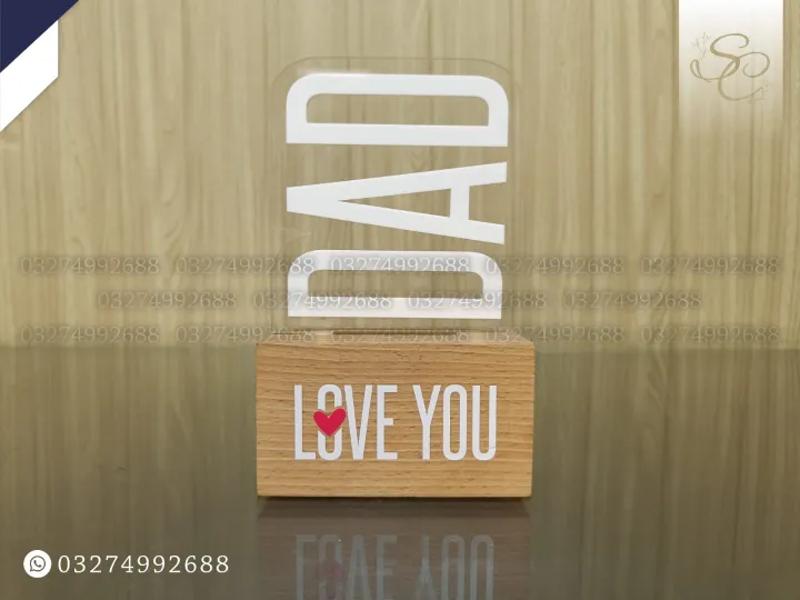 Happy%20Father's%20Day%20Gift%20-%20Customized%20Table%20Top%20with%20Name/Message%20-%20Home%20Decor,%20Table%20Top%20-%20Image%202