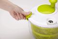 Kitchen Salad Spinner Large 5L Capacity - Manual Lettuce Spinner With Secure Lid Lock & Rotary Handle - Easy To Use Salad Spinners With Bowl, Colander & Built-in Draining System. 