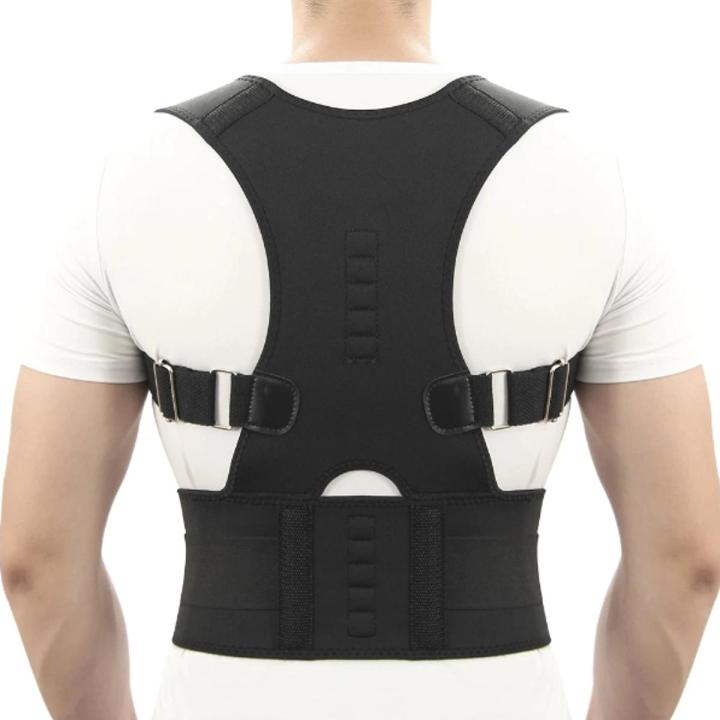 Real Doctor Adjustable Magnetic Posture Corrector Corset Back Brace Belt Lumbar Support Straight Corrector for Men Women