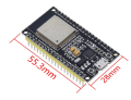 ESP-32S ESP-WROOM-32 ESP32 Development Board 30P/38P Bluetooth and WIFI Dual Core CPU with Low Power Consumption MCU ESP-32 IoT. 