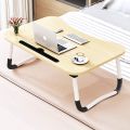 Dynamic Life Portable Gaming Laptop Table with Foldable Stand Inbuild Tablet and Cup Holder for Sofa Couch Dormitory Bed| Children Study Workstation Bed Tray Laptop Desk for Eating Breakfast, Working, Watching Movie on Bed / Couch / Sofa / Floor. 