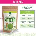 Premium Japanese Ceremonial Matcha Green Tea Powder - 1st Harvest HIGHEST Grade - USDA & JAS Organic - From Japan - Perfect for Starbucks Latte, Shake, Smoothies & Baking (3.53oz / 100g). 