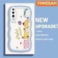 YIWESAN For Huawei P30 P30 Pro P30 Lite Case Cartoon Cute Pokemon Pattern Colorful Lovely Cream Wave Border Soft Clear Shockproof Phone Cases Creative Camera Transparent Casing Simple Gentle Protective Cover. 