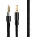 OFC Replacement Braided Aux Cable Extension Cord For JBL Quantum One 100 200 400 600 610 800 810 Performance Gaming Headsets. 