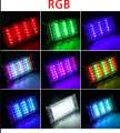 50W RGB Multi Color LED Flood Light with Remote Control AC 220V Waterproof IP66 Spotlight Floodlight Outdoor Flood Light Garden Wall Street LED Light. 