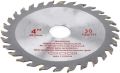 Circular Saw Blade Disc Wood Cutting Tool Aperture 20mm Cutting Disk for Rotating Woodworking Tools-Tip Cutter For wood 4" 30T- Circular Saw Blade. 