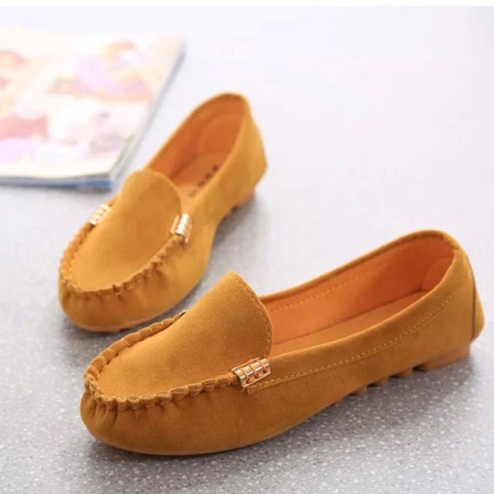 【BestGO】Women Flats Shoes Slip On Comfort Shoes Flat Shoes Loafers /A pedal flat shoes stylish lady shoes