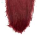 Long Beard Costume Fake Mustache Fake Beard Mustaches Dwarf Gnome Beard Costume Accessories Dress Up for Party Cosplay Supplies , Red. 