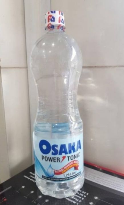 OSAKA OR VOLTA POWER TONIC PURE DEIONIZED DISTILLED BATTERY WATER 1.25 LITER
