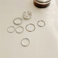 7PCS/Set Fashion Personality Rings Women's Cool Style Joint Rings Set Simple Hip Hop Vintage Ring. 