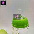 Infant Glass Feeding Baby Bottle Silicon Nipple Cocome Juice Bottle 150ml for Baby Wide-neck Borosilicate Glass Bottle Longwell Imported. 