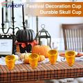 Halloween Skull Cup Spooky Skull Cups Perfect for Halloween Decor Versatile Drinkware less Than Eco-friendly Halloween Cup. 