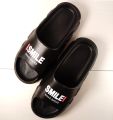 Smile Mens Slides / Slippers(Black). 