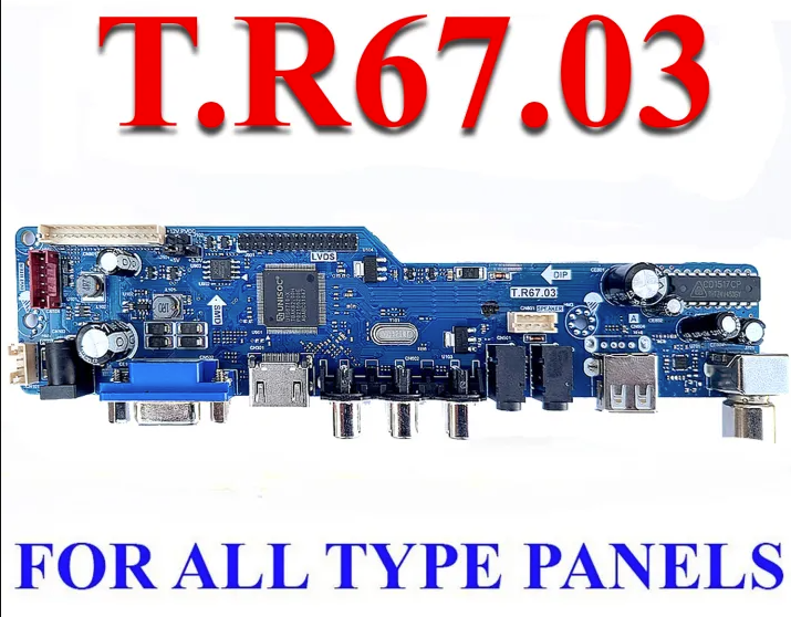 T.R67.03 Universal LCD LED Universal TV driver board in Pakistan