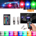 RGB Multicolor LED Parking Bulbs with Remote – Pack of 2. 