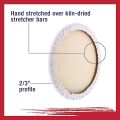 Openness - Round Canvas Board - Circle 4, 6, 8, 10, 12, 14 Inches For Painting - 100% Small Cotton Stretched Panels - Small Canvas - Big Canvas - Framed Canvas. 
