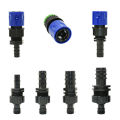 Pe Tube Joint For 4/7 8/11 16/20/25mm Barbed Fittings Connectors 1/4 3/8 1/2 3/4 1 Inch Coupling Garden Watering Hose To F. 