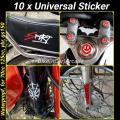Universal 10 x Stickers For All Bikes Including 70cc 125cc. 