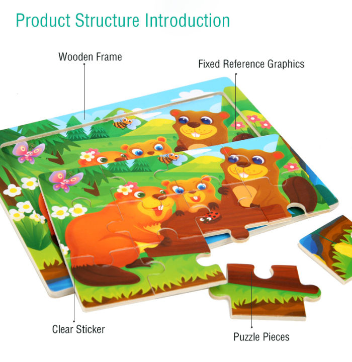 Stars%20Shopping%20Puzzles%20Collection%20Wooden%20Jigsaw%20Puzzles%20for%20Toddler%20/Tiny,%20Square,%20Rectangular%20%20Puzzles%20-%20Image%203