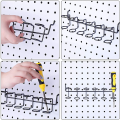 4 Pcs Screwdriver Holder Pegboard Multi-Tool Holder Accessory Pegboard Accessories Multi-Ring Tool Holder for Pegboard. 