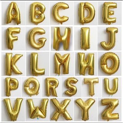 Alphabets / Letter  Foil Balloons For Baby Shower /Anniversary / Birthday / Wedding / Event / party / Decoration / Celebration / customized Name Balloon