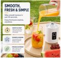 Wireless Portable Juicer Blender USB Rechargeable Electric Fruit Juice Maker Cup, 2 in 1 Juicing & Direct Drinking Design, Mini Smoothie Mixer for Fresh Fruit Juice, Shakes and Smoothies, Lightweight Personal Blender for Kitchen Office Gym Travel Camping. 